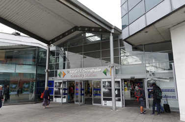 Main entrance to Dublin Connolly