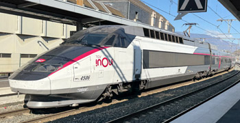 TGV train from Paris to Turin & Milan at Paris Gare de Lyon