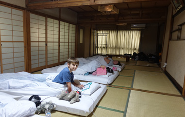 Family room at the Chizuru Ryokan