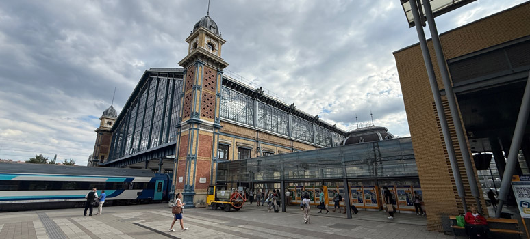 Looking back at the trainshed