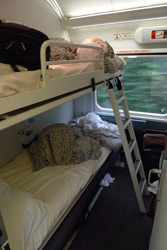 Sleeper in the morning