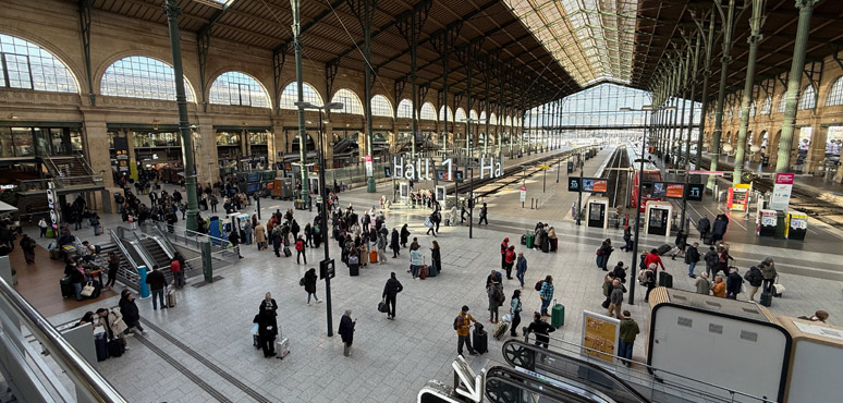 Paris Gare du Nord station concourse