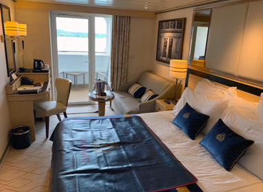 QM2 stateroom 4101 sheltered balcony