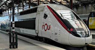 London to Barcelona by train, aboard a TGV Duplex