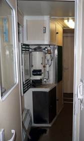 The samovar at the end of the corridor