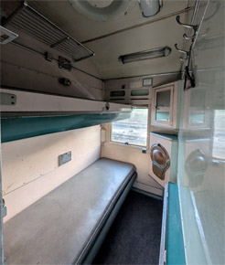 First class coupe sleeper on Bulawayo to Victoria Falls train