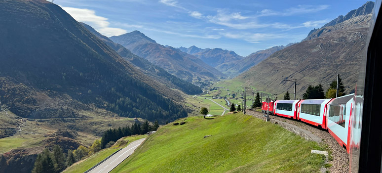 Descending towards Andermatt