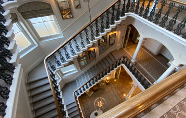 York Royal Station Hotel grand staircase