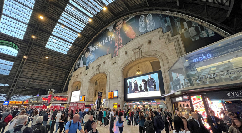 Milan Centrale trainshed