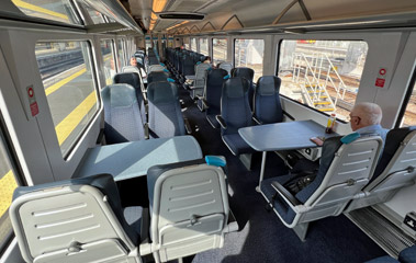 Seats on a train from London to Portsmouth or Poole