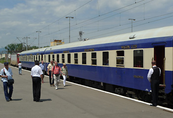 The Danube Express at Brasov in Romania