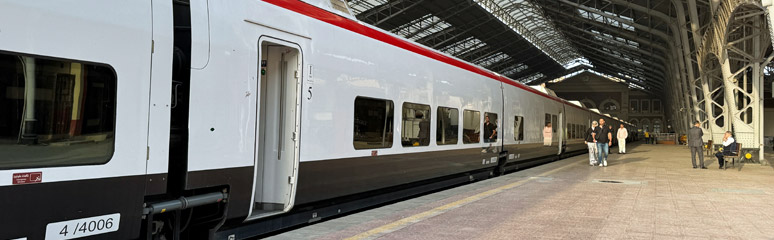 Talgo train to Cairo at Alexandria