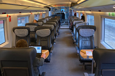 1st class on the Frankfurt-Brussels ICE3M train