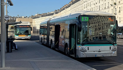 Bus 91 at the Gare du Nord