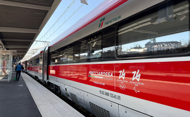 Frecciarossa 1000 at Modane