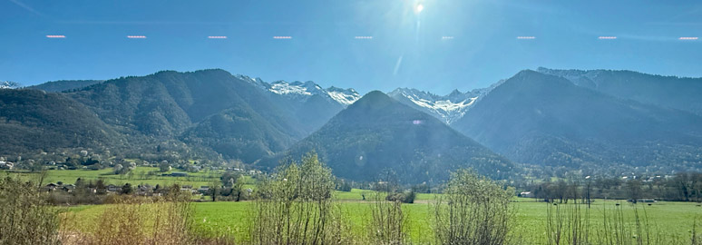 Scenery between Paris & Milan